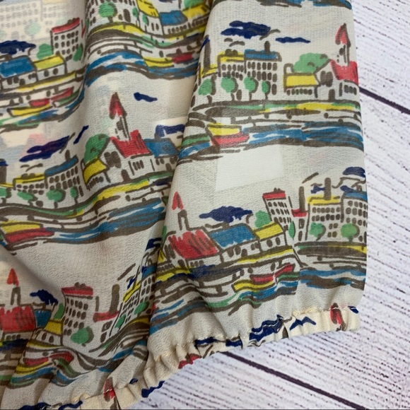 Banana Republic Seascape Print Tank Size Medium - Picture 5 of 7